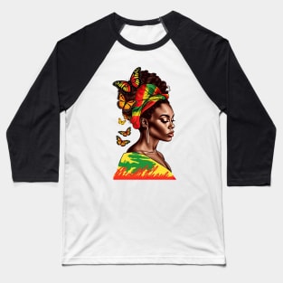 Juneteenth Black History Woman #2 Baseball T-Shirt